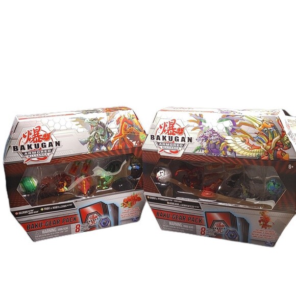 Bakugan‎ Armored Alliance - Baku-Gear Pack 2 SET FAST SHIPPING